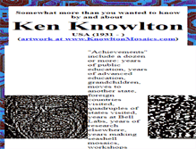 Tablet Screenshot of kenknowlton.com